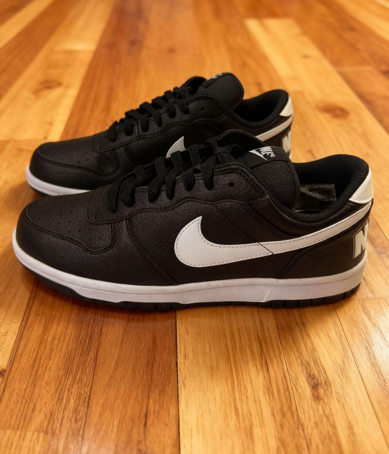 黑白BIG NIKE LOW:经典撞色,复古板鞋的质感杀